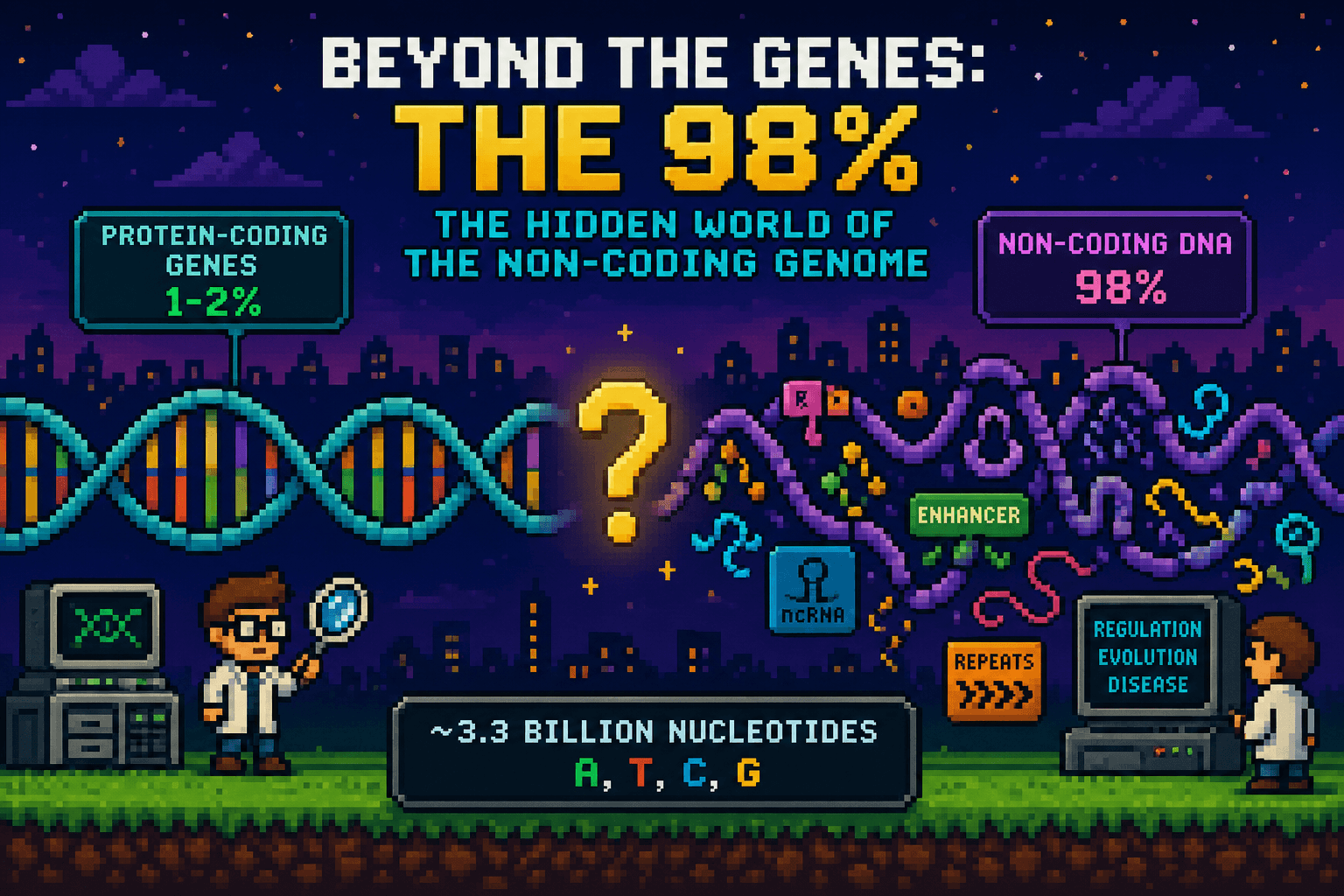 Wait, Genes Only Make up 2% of Total DNA?